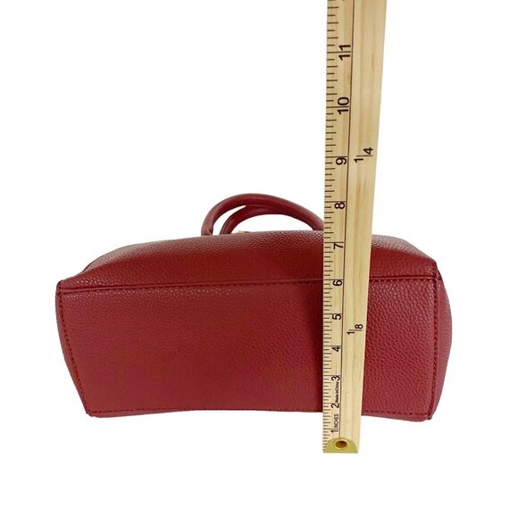 Crossi NY Handbag/Purse/Shoulder Bag With Butterfly Emblem  Ruby Red New W Tags - Picture 13 of 15